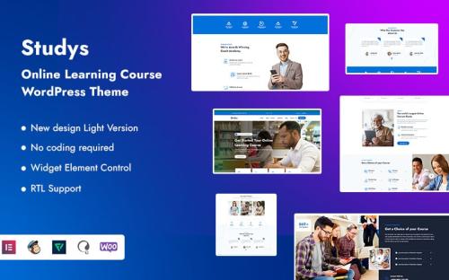 Studys - Online Learning Course WordPress Theme theme free